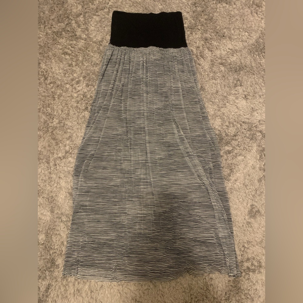 Cynthia Rowley long striped skirt size medium